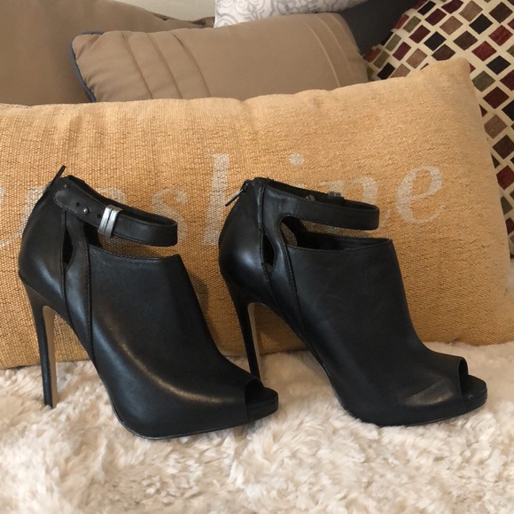 Shoemint size 6 peeptoe bootie - Picture 2 of 11